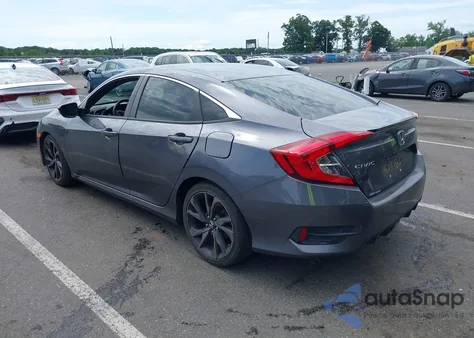 2020 Honda Civic Sport z USA, uszkodzony, nr VIN 2HGFC2F85LH553383